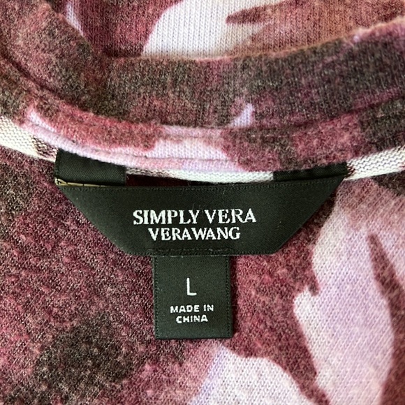 Simply Vera Wang long sleeve top - Picture 4 of 4